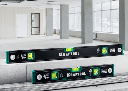 Профессиональный магнитный уровень с зеркальным глазком KRAFTOOL 34785-100 купить в Когалыме