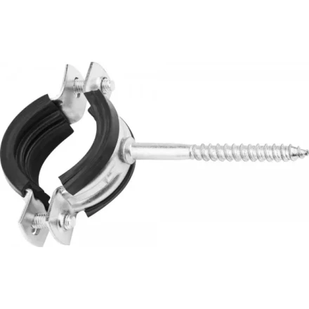 ЗУБР. Хомут трубный оцинкованный, с шурупом, 1&quot;, 1шт 37854-32-36-1 купить в Когалыме