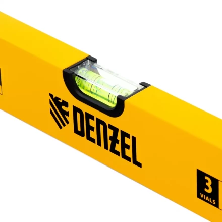 Уровень алюминиевый, 600 мм, фрезерованный, 3 глазка Denzel 33681 купить в Когалыме