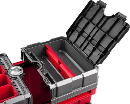 Ящики для инструмента на колесах МЕГА-БОКС серия ПРОФЕССИОНАЛ цвет черный купить в Когалыме