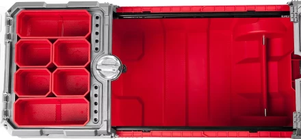 Ящики для инструмента на колесах МЕГА-БОКС серия ПРОФЕССИОНАЛ цвет черный купить в Когалыме