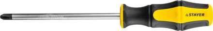 Отвертка STAYER &quot;MASTER&quot; &quot;HERCULES&quot;, Сr-V, противоскользящая рукоятка, PH3x150мм 25052-3-15_z02 купить в Когалыме