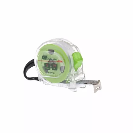 Рулетка Кварц, прозрачный корпус, амортизатор, 5 м х 19 мм  СИБРТЕХ 32521 купить в Когалыме