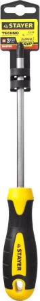 Отвертка STAYER &quot;MASTER&quot; &quot;ТECHNO&quot;, двухкомпонентная рукоятка, магнитный наконечник, Cr-V, PH3x150мм 2508-3-15_z02 купить в Когалыме