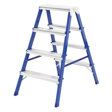 Стремянка двусторонняя 4 ступени стальная Сибртех 97934 купить в Когалыме