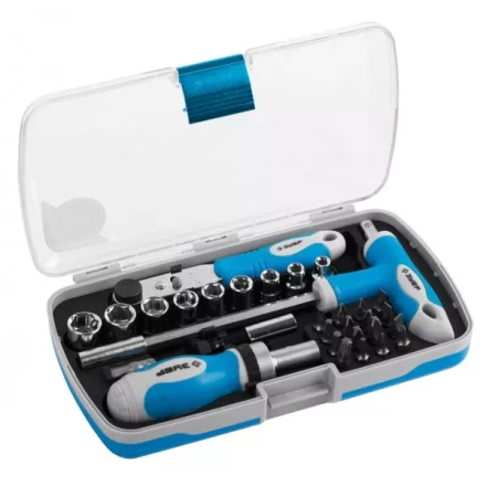 Набор ЗУБР Отвертка "ЭКСПЕРТ" реверс.с насадками, 2-хкомпон. ручка,битодерж. с Т-образ. ручкой, в пласт. боксе, 30 пред 25286-H30 купить в Когалыме