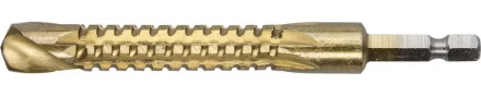ЗУБР. Сверло фрезеровальное по дереву и тонкому листовому металлу, шестигранный хвостовик 1/4&quot;, 12х110мм 29966-12 купить в Когалыме