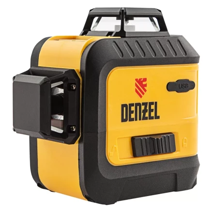 Лазерный уровень мультипризменный LX 360-3 Red, 30 м, 635 нм, аккумулятор Li 2800 мАч, резьба 5/8" Denzel 35077 купить в Когалыме