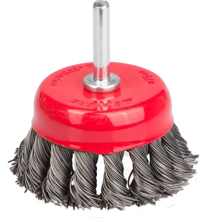 STAYER &quot;PROFESSIONAL&quot;. Щетка чашечная для дрели, жгутированная стальная проволока 0,5м, 75мм 35118-075_z01 купить в Когалыме