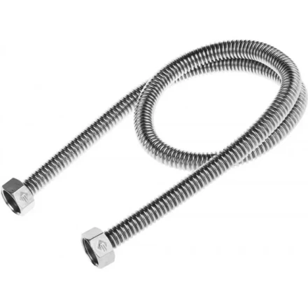 Подводка ЗУБР &quot;ЭКСПЕРТ&quot; сильфонная из нержавеющей стали, для воды, г/г (гайка-гайка), 1/2&quot;, 0,8м 51011-G/G-080 купить в Когалыме