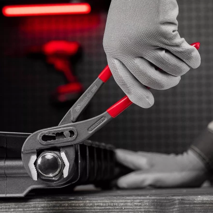 Клещи переставные Matrix 300 мм, хром-ванадий, обливные рукоятки 17922 купить в Когалыме