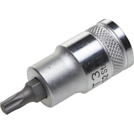 Торцовая бита-головка KRAFTOOL &quot;INDUSTRIE QUALITAT&quot;, материал S2, TORX, сатинированная, 1/2&quot;, Т30 27905-30_z01 купить в Когалыме