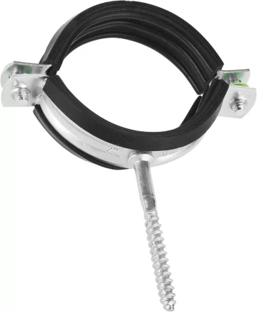 ЗУБР. Хомут трубный оцинкованный, с шурупом, 2", 1шт 37854-58-63-1 купить в Когалыме