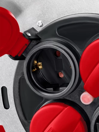 Силовые удлинители на стальной катушке  HEAVY DUTY 4.0, кабель КГ 3х2,5 кв мм 55086-30 купить в Когалыме