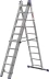 Лестница ЗУБР универсальная, трехсекционная со стабилизатором, 10 ступеней 38831-10 купить в Когалыме
