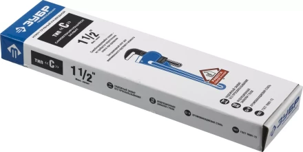 Ключ трубный разводной ЗУБР "ПРОФЕССИОНАЛ", Сr-V, 300мм / 1,5" 27339-1_z01 купить в Когалыме