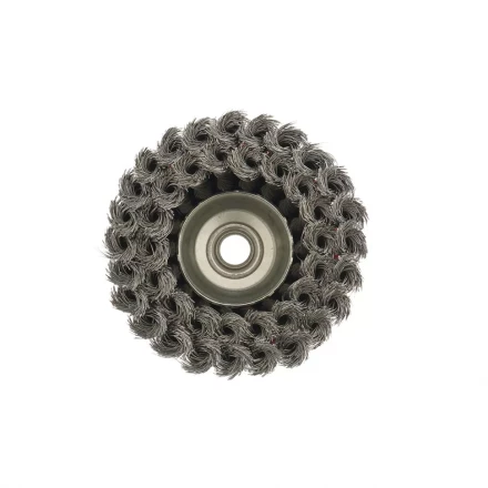 Щетка для УШМ 125 мм М14 &quot;чашка&quot; двухрядная крученая проволока 0,8 мм MTX 74688 купить в Когалыме