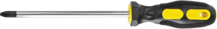 Отвертка STAYER &quot;MASTER&quot;, двухкомпонентная рукоятка, магнитный наконечник, PH3x150мм 2510-3-15_z01 купить в Когалыме