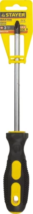 Отвертка STAYER &quot;MASTER&quot;, двухкомпонентная рукоятка, магнитный наконечник, PH3x150мм 2510-3-15_z01 купить в Когалыме
