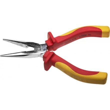 Тонкогубцы ЗУБР "ПРОФЕССИОНАЛ" "ПРОФИЭЛЕКТРИК", диэлектрические, двухкомпонентная рукоятка, до ~1000В, 160мм 22145-3-16 купить в Когалыме