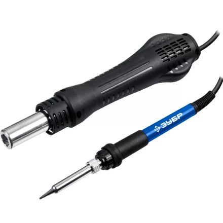 ЗУБР ПСР-650, 100 - 500°С, 650 Вт, 2 в 1, ремонтная паяльная станция, Профессионал (55427) купить в Когалыме