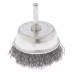 Щетка для дрели 75 мм "чашка" со шпилькой витая проволока  СИБРТЕХ 744787 купить в Когалыме
