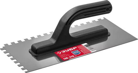 ЗУБР 130 х 270 мм, зуб 8 х 8 мм, штукатурная гладилка (08042-08) купить в Когалыме