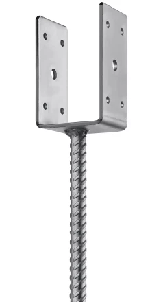 ЗУБР ОС-U, 71 x 120 x 60 мм, U-образное основание столба (310286-070) купить в Когалыме