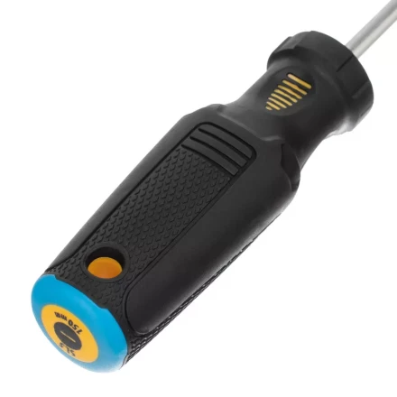 Отвертка SL5x150 мм, CrV, трехкомпонентная рукоятка Denzel 12197 купить в Когалыме