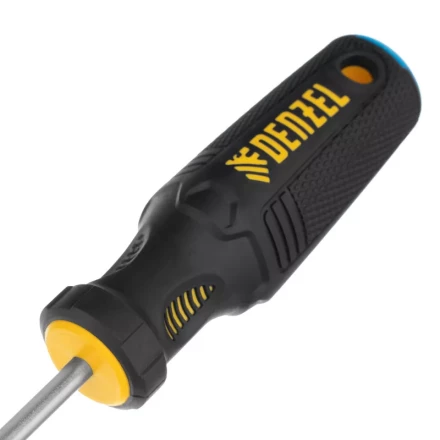 Отвертка SL5x150 мм, CrV, трехкомпонентная рукоятка Denzel 12197 купить в Когалыме