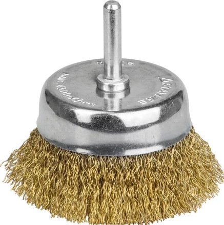 STAYER &quot;PROFESSIONAL&quot;. Щетка чашечная для дрели, витая стальная латунированная проволока 0,3мм, 75мм 35117-075_z01 купить в Когалыме