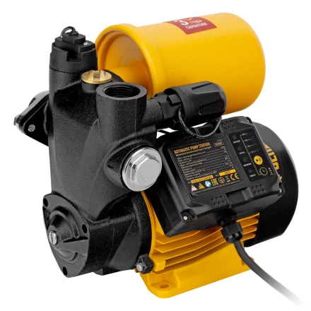 Насосная станция Denzel PS500C, 500 Вт, напор 35 м, 2200 л/ч, ресивер 2 л, блок управления 97249 купить в Когалыме