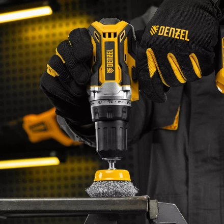 Щетка для дрели, 65 мм, Чашка, со шпилькой , нержавеющая витая проволока Denzel 744613 купить в Когалыме