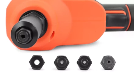 Аккумуляторный вытяжной заклепочник MESSER CQ-60025 (модель 2021 года)  от 2,4 до 6,4 мм купить в Когалыме