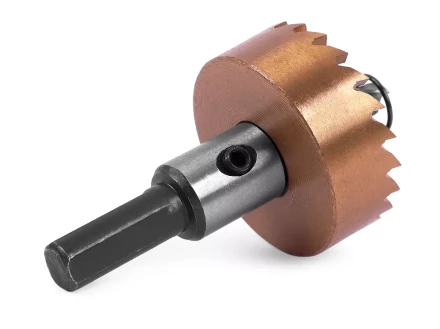 HSS-TiN коронка MESSER 30мм с центр. сверлом и толкающей пружиной для  лист. материала  до 2 мм ц/х купить в Когалыме