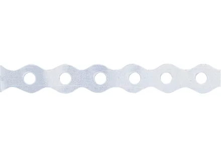 Лента перфорированная вентиляционная &quot;волна&quot; 0,55 мм LP VLN 1,2 см х 25 м цинк СИБРТЕХ 46552 купить в Когалыме