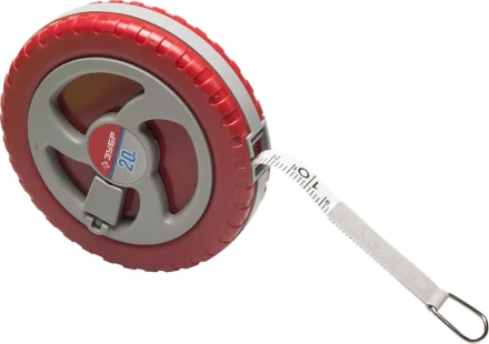 Мерная лента ЗУБР "МАСТЕР" фиберглассовая, пластмассовый корпус, 20м 34155-20_z01 купить в Когалыме