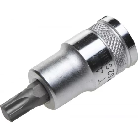 Торцовая бита-головка KRAFTOOL &quot;INDUSTRIE QUALITAT&quot;, материал S2, TORX, сатинированная, 1/2&quot;, Т45 27905-45_z01 купить в Когалыме