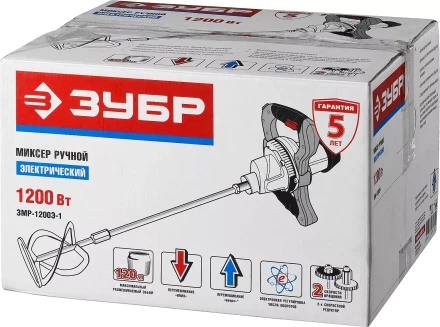 Миксер строительный 2 скорости ЗМР-1200Э-1 серия ПРОФЕССИОНАЛ купить в Когалыме