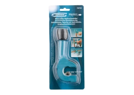 Труборез ручной "PIRANHA" 6-23 мм (1/4"-7/8") механическая регулировка зажима трубы GROSS 78703 купить в Когалыме