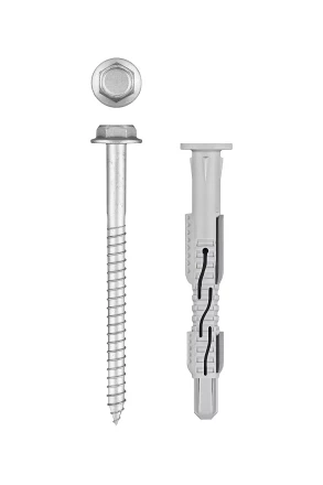 ЗУБР ФД-Ц 10x 100 мм, фасадный дюбель, нейлон/цинк, 50 шт (301455-100) купить в Когалыме