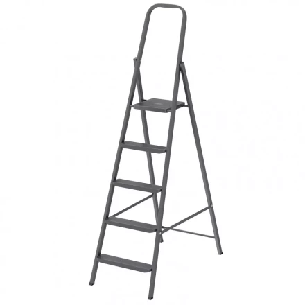 Стремянка 5 ступени компактная стальная Россия Сибртех 97945 купить в Когалыме