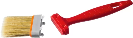 Кисть плоская ЗУБР"УНИВЕРСАЛ-СТАНДАРТ", натуральная щетина, пластмассовая ручка, 2"/50мм 01015-050 купить в Когалыме