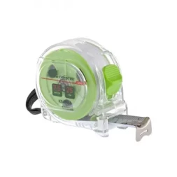 Рулетка Кварц, прозрачный корпус, амортизатор, 7,5 м х 25 мм  СИБРТЕХ 32523