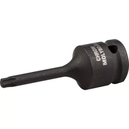 Торцовая головка KRAFTOOL "INDUSTRIE QUALITAT" ударная (1/2"), TORX, Cr-Mo, фосфатированная, T40 27952-40_z01 купить в Когалыме