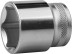 Торцовая головка KRAFTOOL &quot;INDUSTRIE QUALITAT&quot;, Cr-V, FLANK, хромосатинированная, 1/2&quot;, 28 мм 27805-28_z01 купить в Когалыме