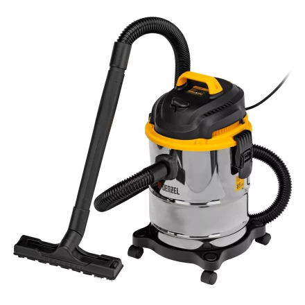 Пылесос строительный Denzel 28201 SVC15, 1200 Вт, бак 15 л, шланг 2 м купить в Когалыме