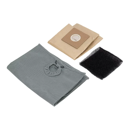 Пылесос строительный Denzel 28201 SVC15, 1200 Вт, бак 15 л, шланг 2 м купить в Когалыме