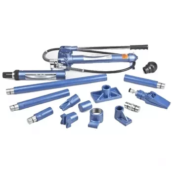 Растяжка гидравлическая 4 т набор из 16 предметов 7 сменных насадок в металическом кейсе Stels 51352 купить в Когалыме