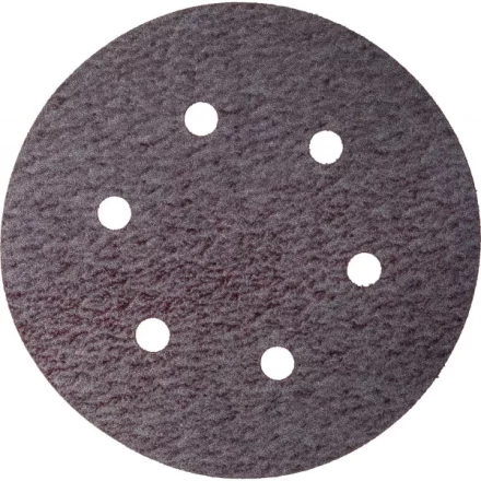 Круг шлифовальный URAGAN "Универсальный с покрытием стеарата цинка" на липучке, 6 отверстий, P320, 150мм, 5шт 907-43113-320-05 купить в Когалыме